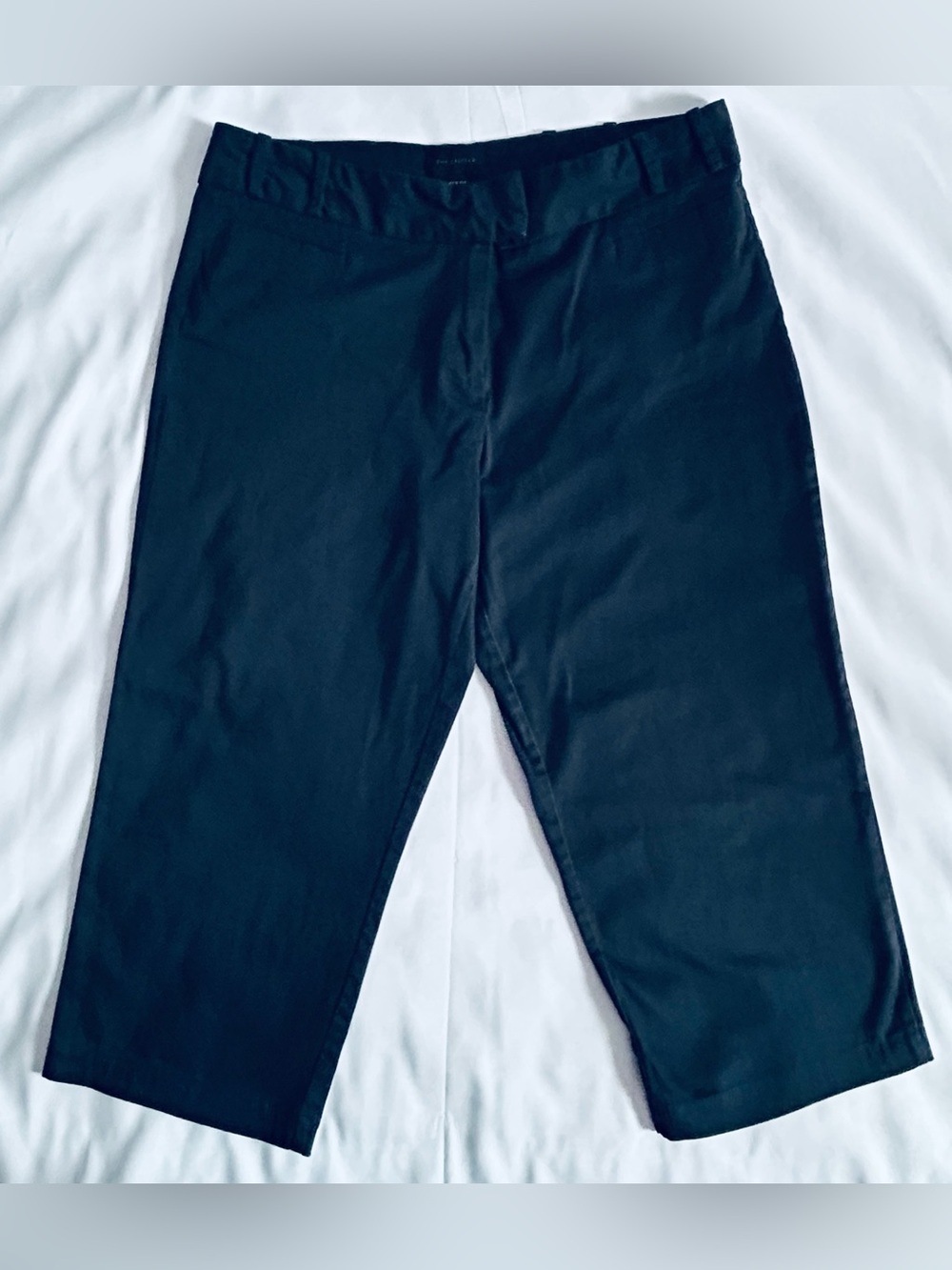 The Limited Navy Blue Drew Fit Cropped Capri Pants Size 12